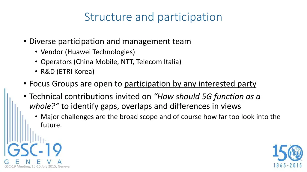 structure and participation