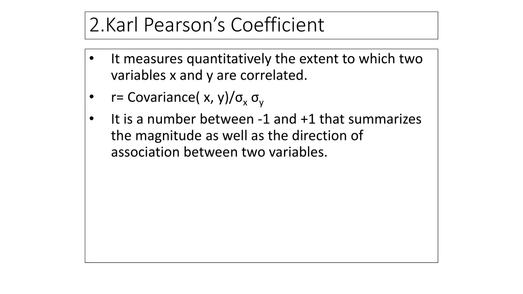 2 karl pearson s coefficient