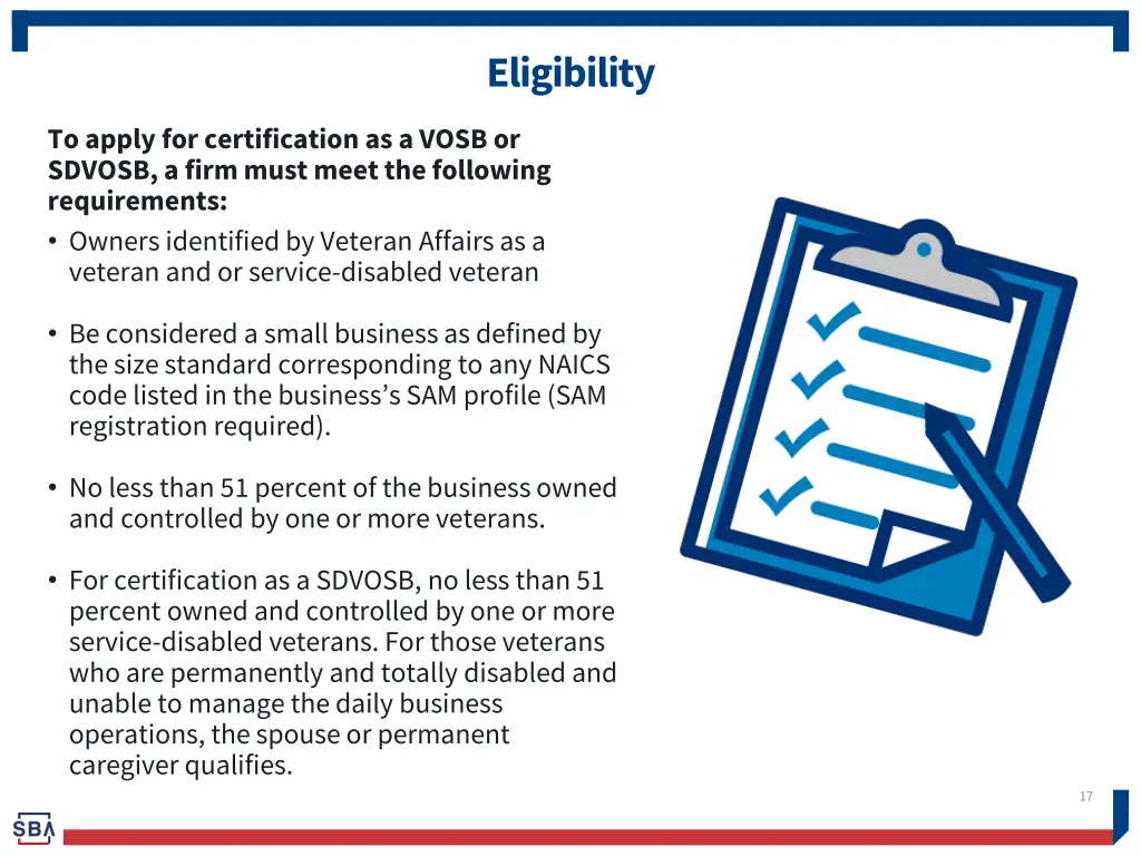 eligibility