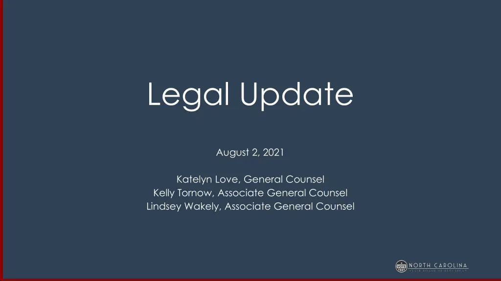 legal update