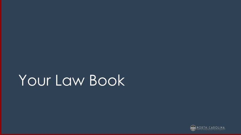 your law book