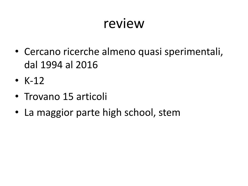 review