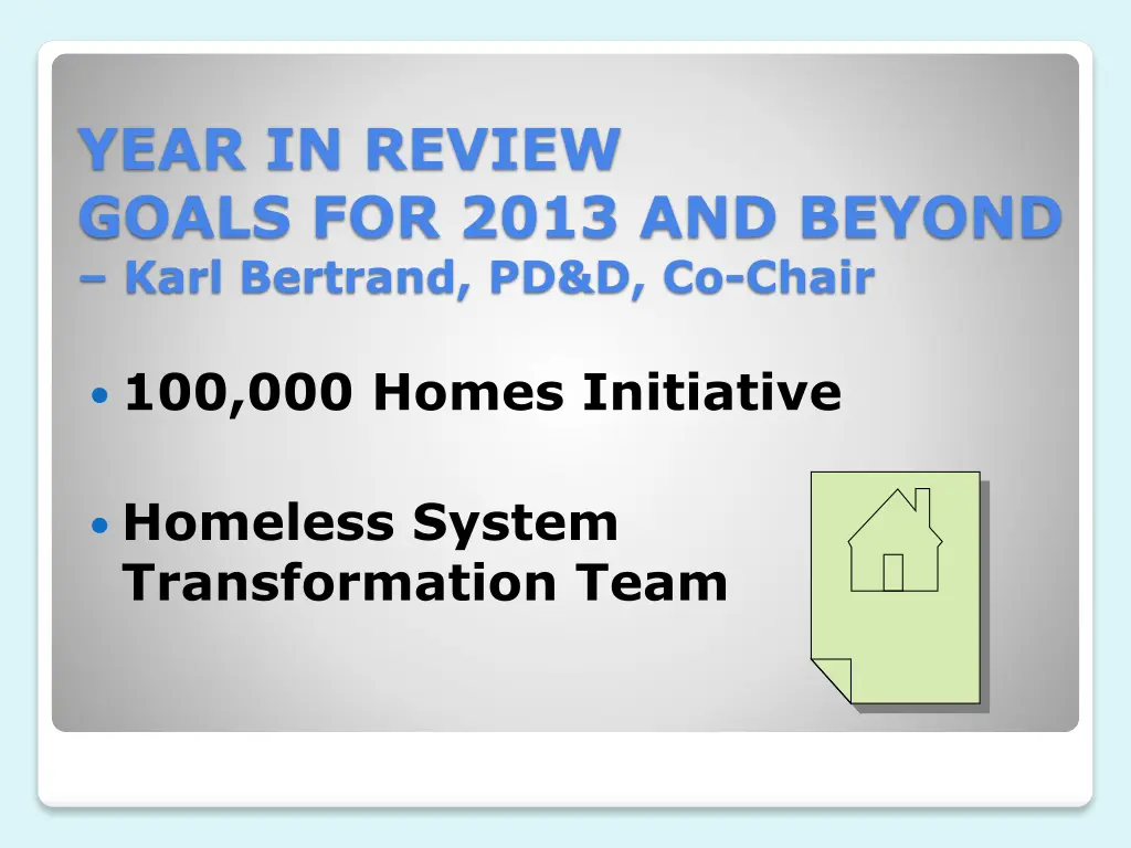 year in review goals for 2013 and beyond karl