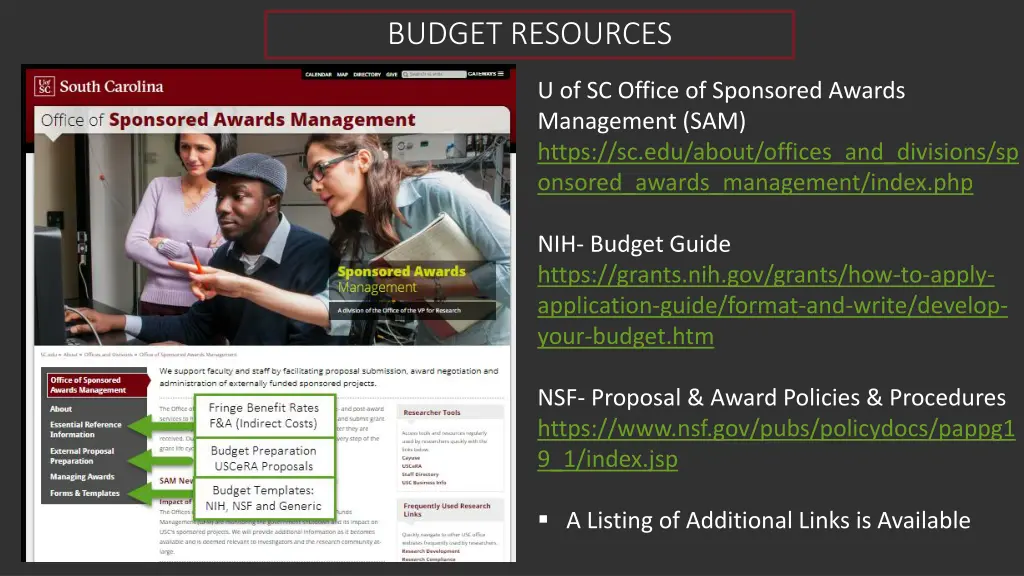 budget resources