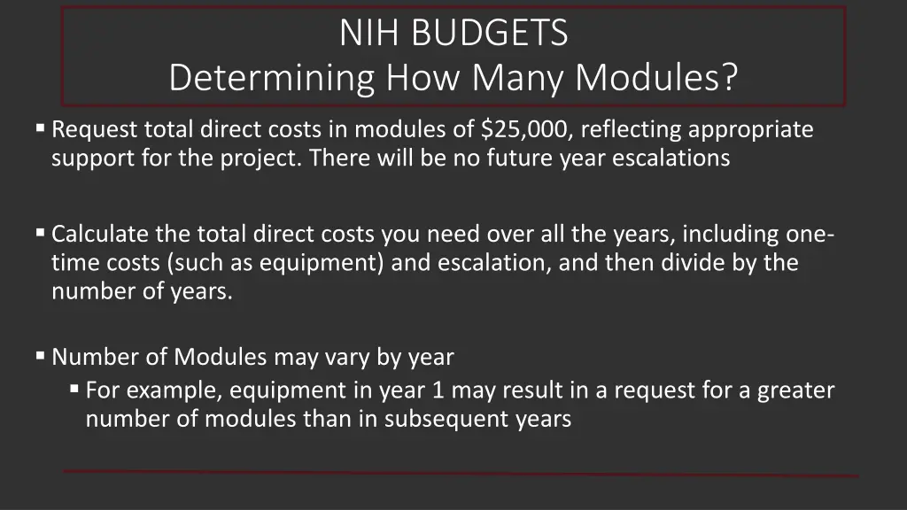 nih budgets 1