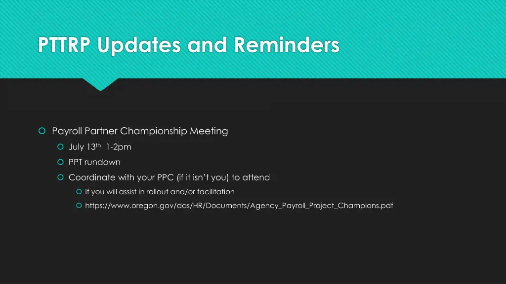 pttrp updates and reminders 3