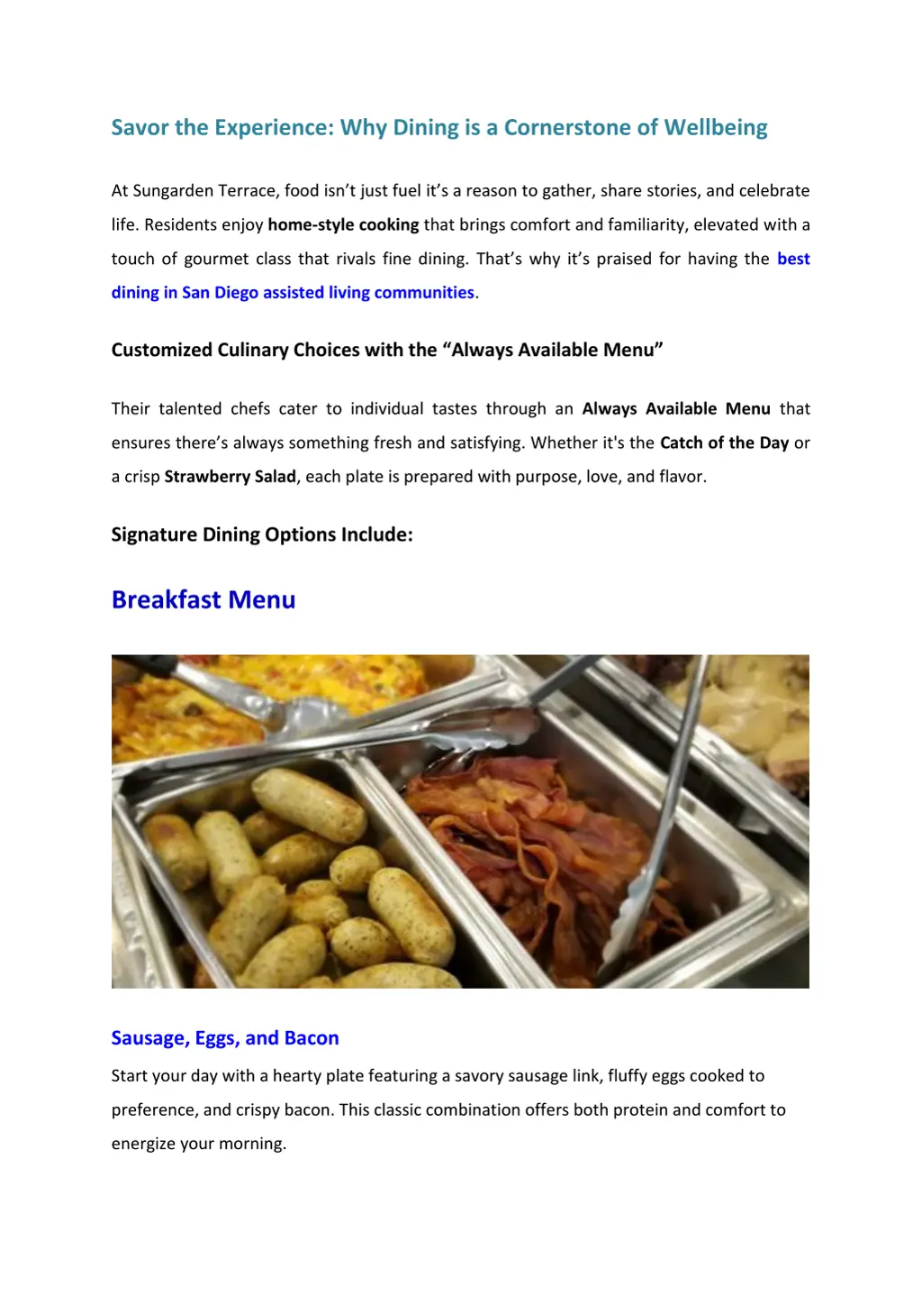 savor the experience why dining is a cornerstone