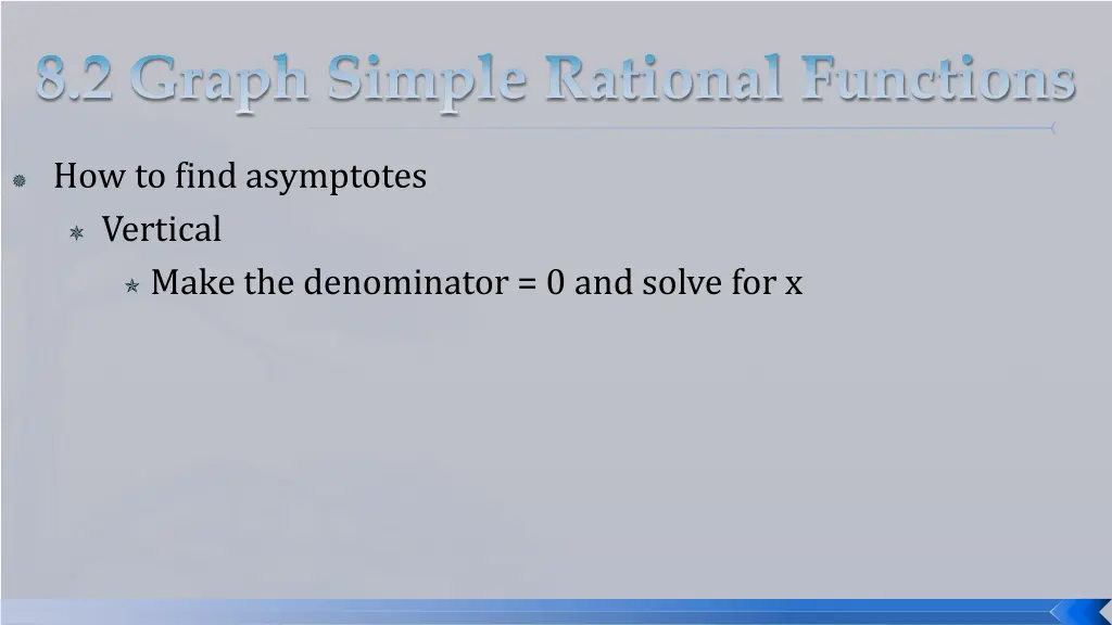 how to find asymptotes vertical make