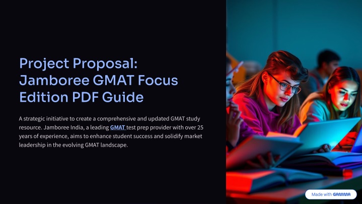 project proposal jamboree gmat focus edition