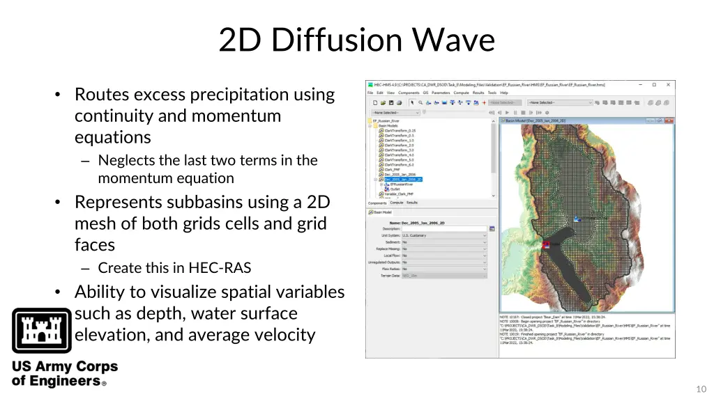 2d diffusion wave