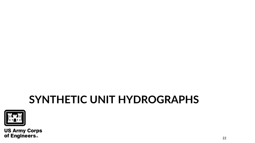 synthetic unit hydrographs