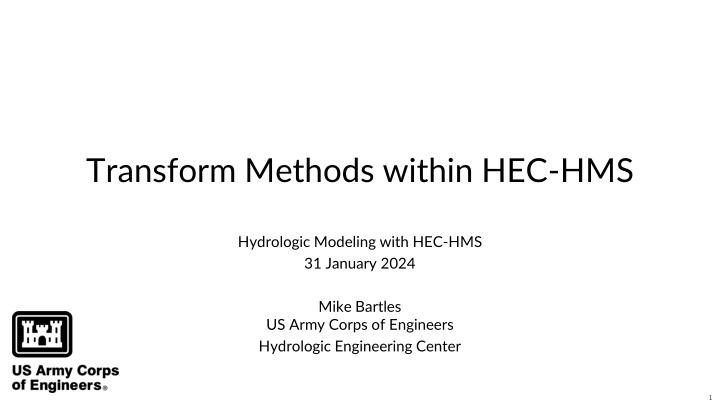 transform methods within hec hms