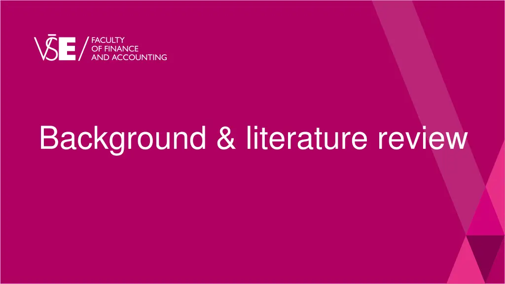 background literature review