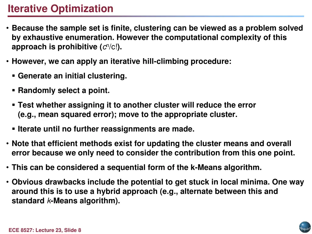 iterative optimization