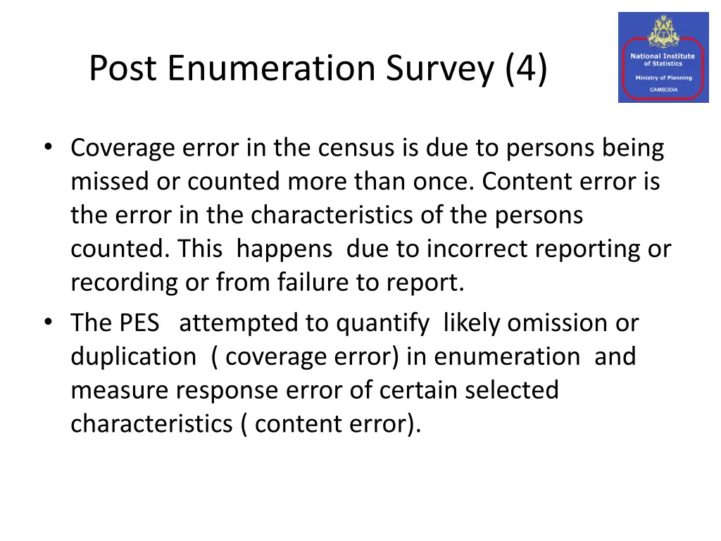 post enumeration survey 4