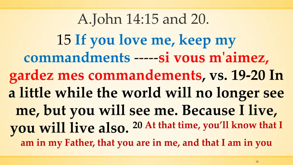 a john 14 15 and 20 15 if you love me keep