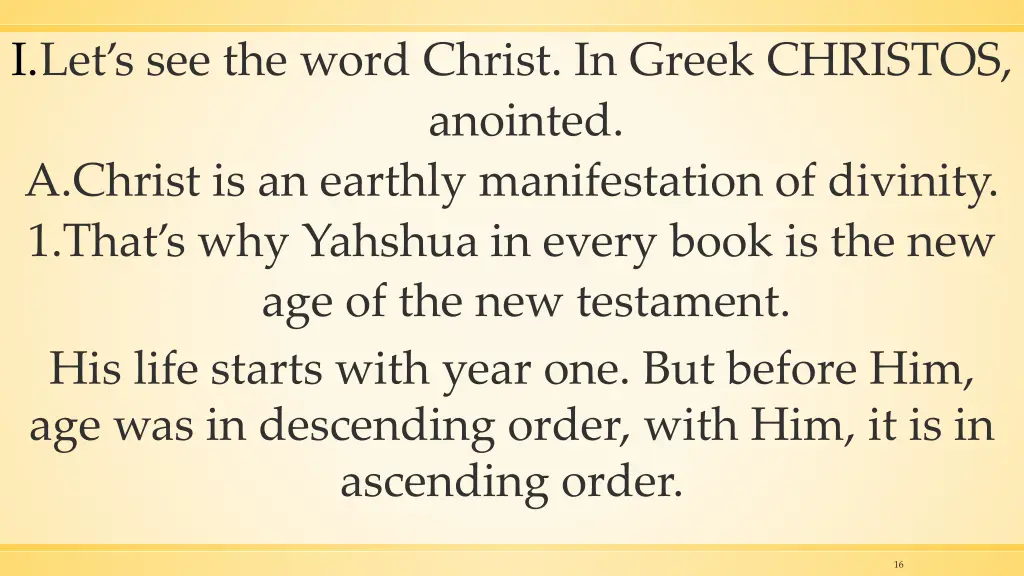 i let s see the word christ in greek christos