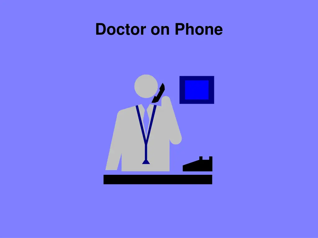 doctor on phone