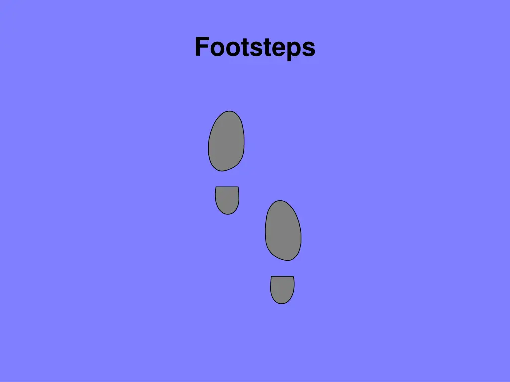 footsteps