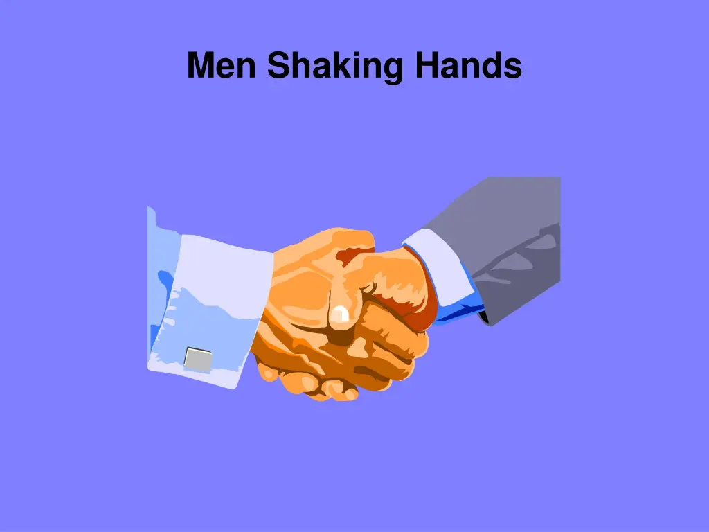 men shaking hands