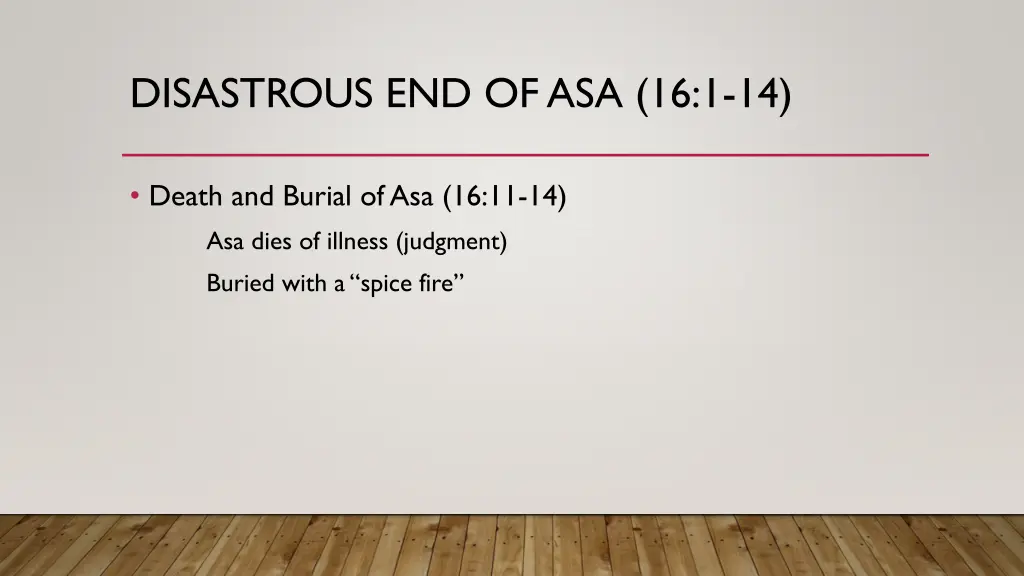 disastrous end of asa 16 1 14 1