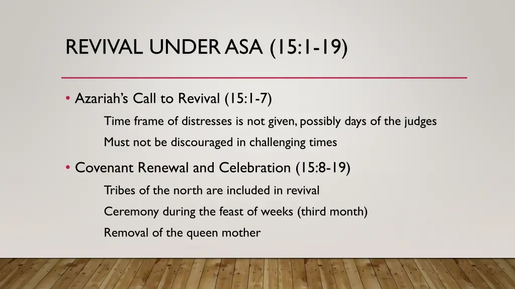 revival under asa 15 1 19