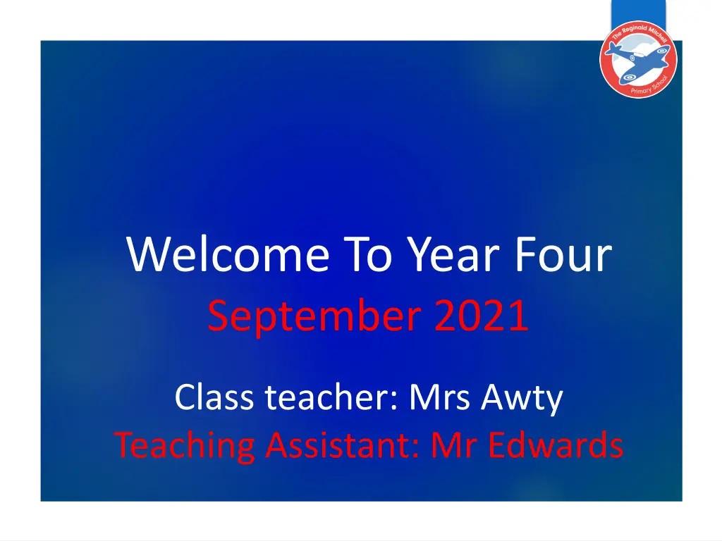 welcome to year four september 2021