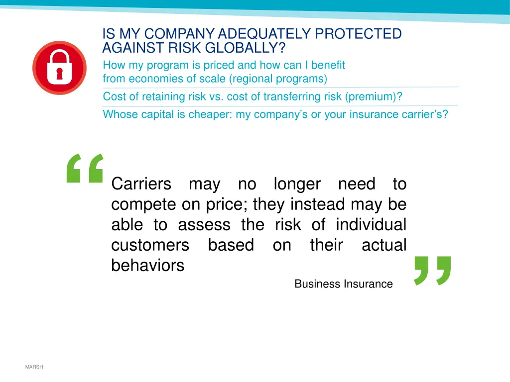is my company adequately protected against risk 2