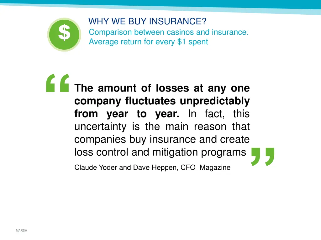 why we buy insurance