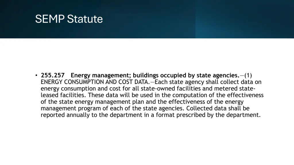 semp statute