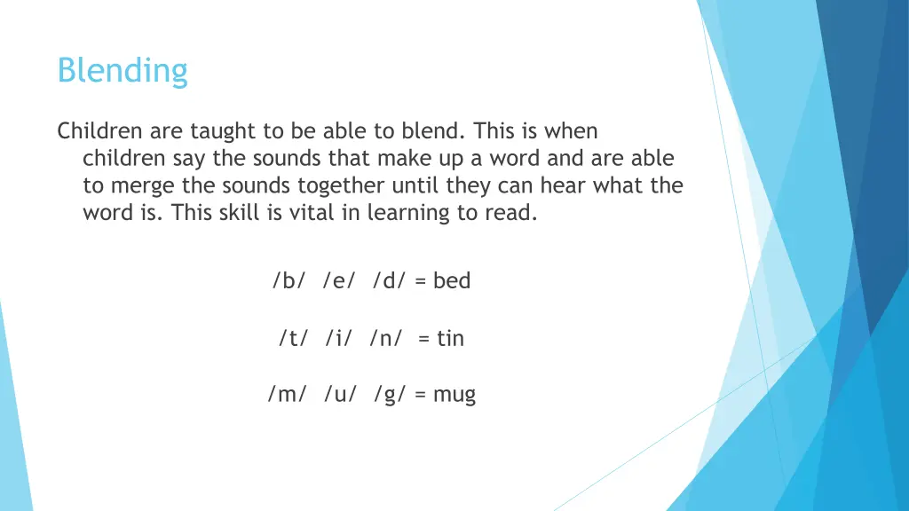 blending