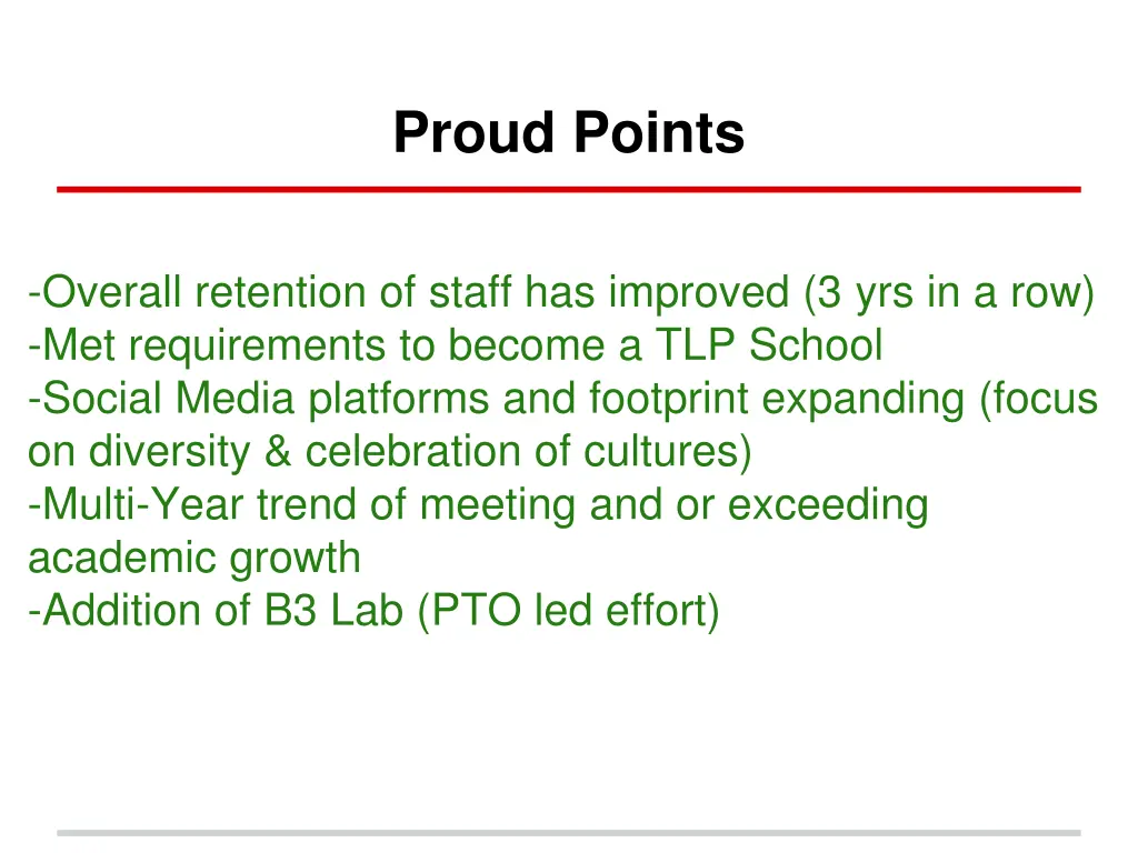 proud points