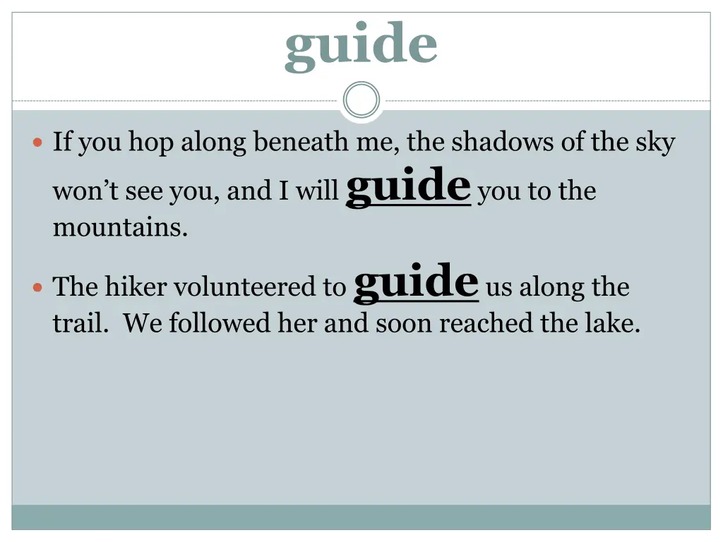 guide