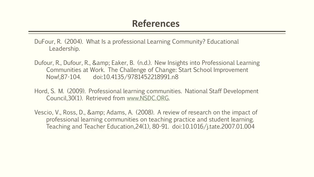 references