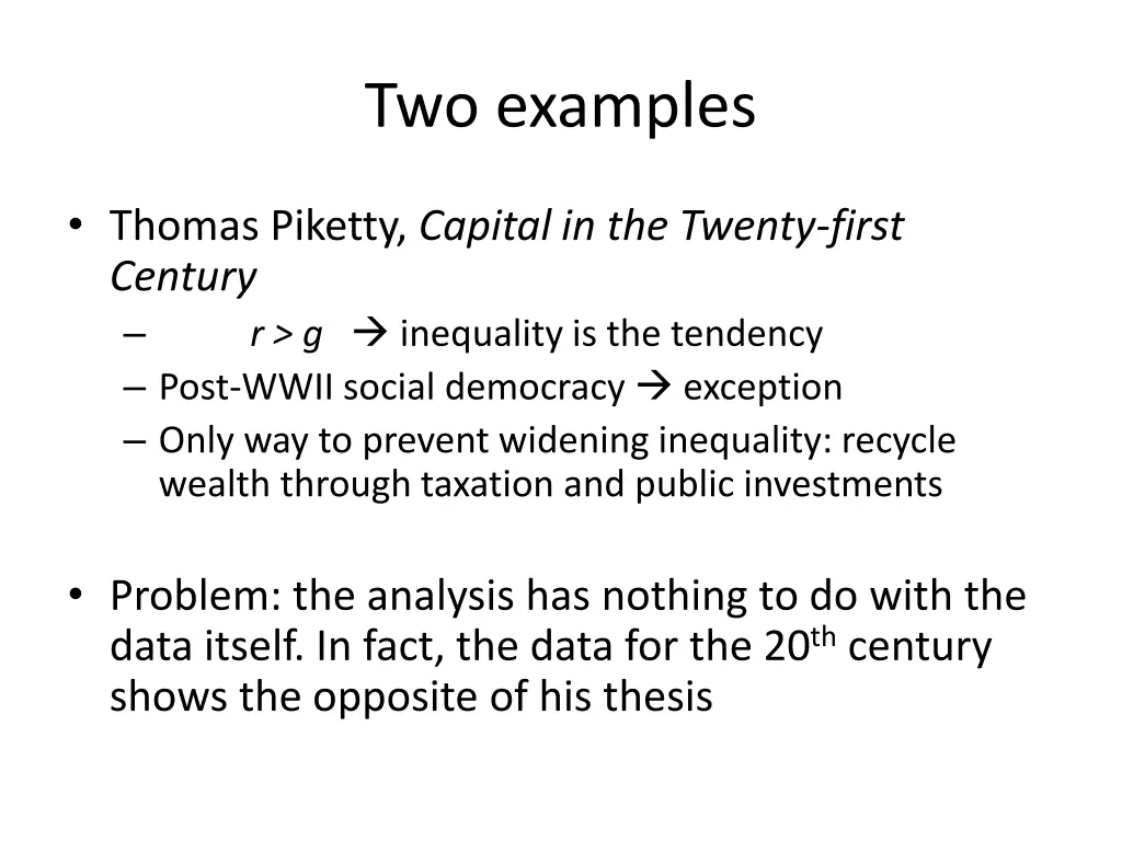 two examples