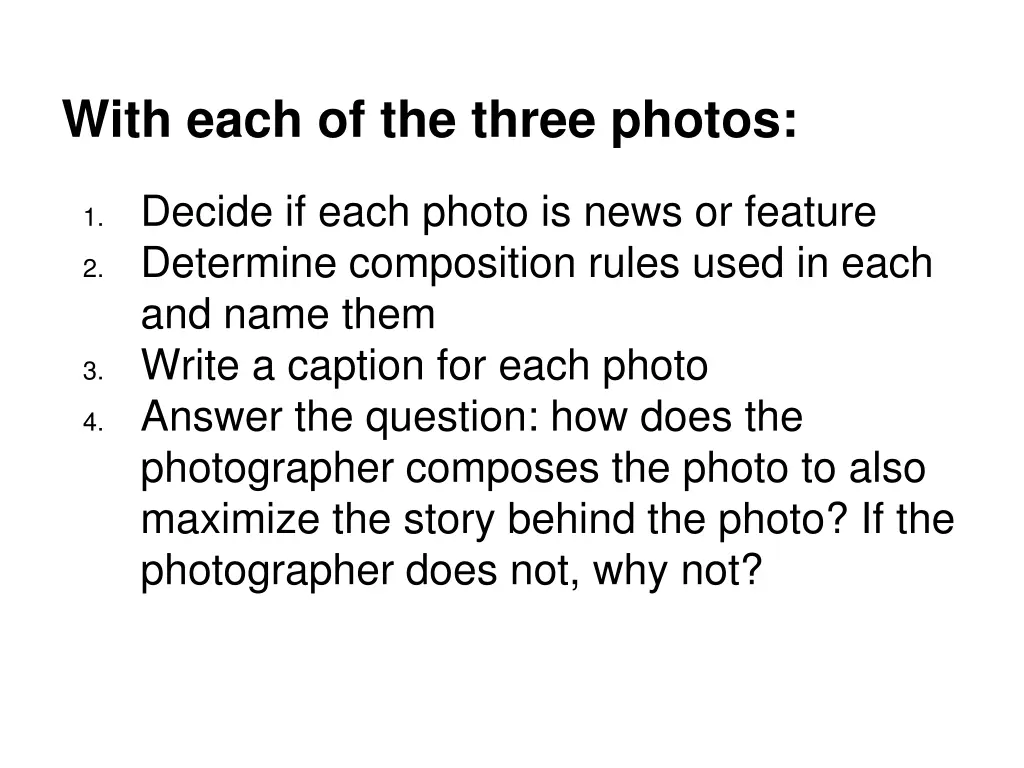with each of the three photos