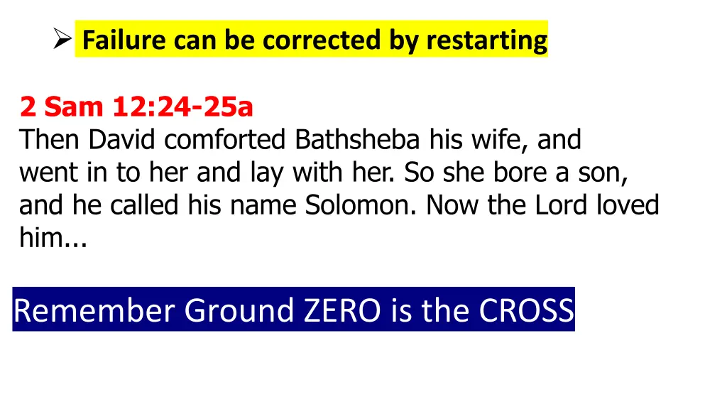 failure can be corrected by restarting