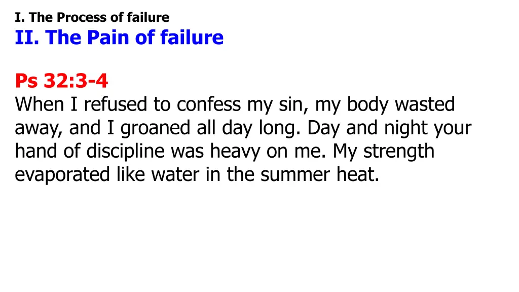 i the process of failure 3