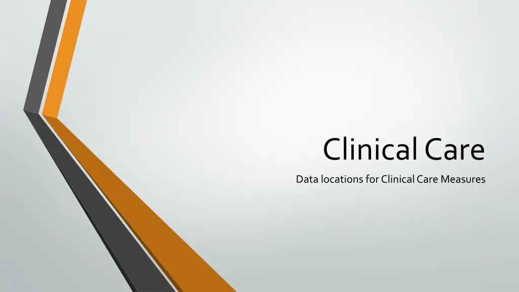 clinical care