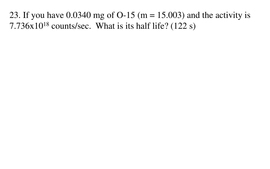 23 if you have 0 0340