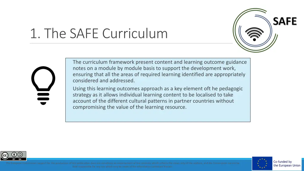1 the safe curriculum 3