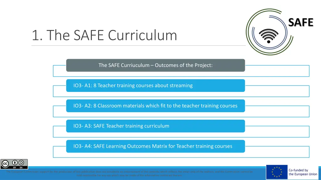 1 the safe curriculum 4