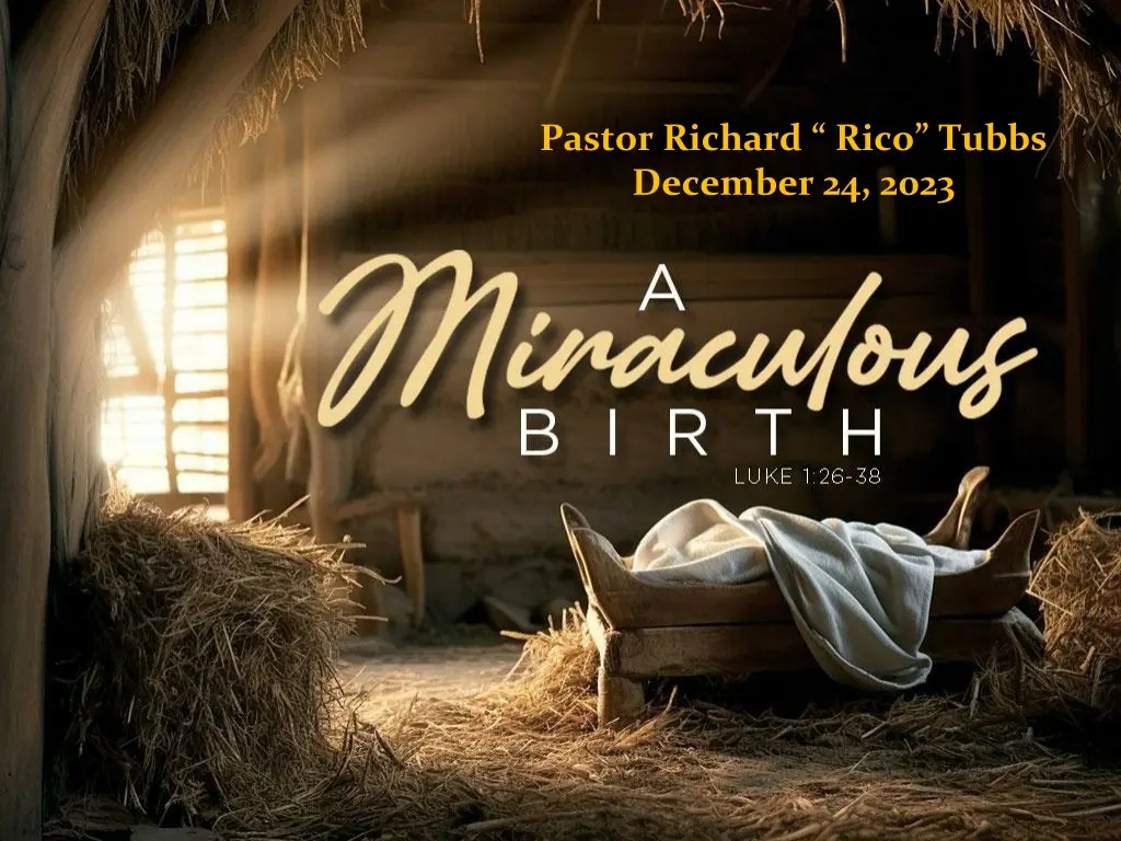 pastor richard rico tubbs december 24 2023