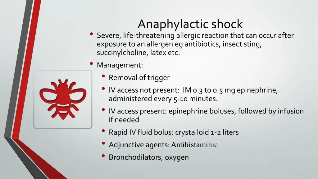 anaphylactic shock severe life threatening