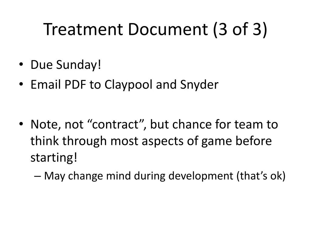 treatment document 3 of 3