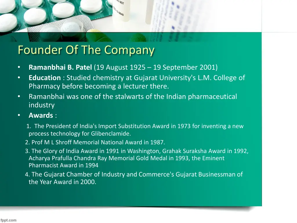 founder of the company