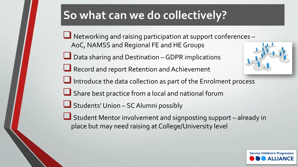 so what can we do collectively