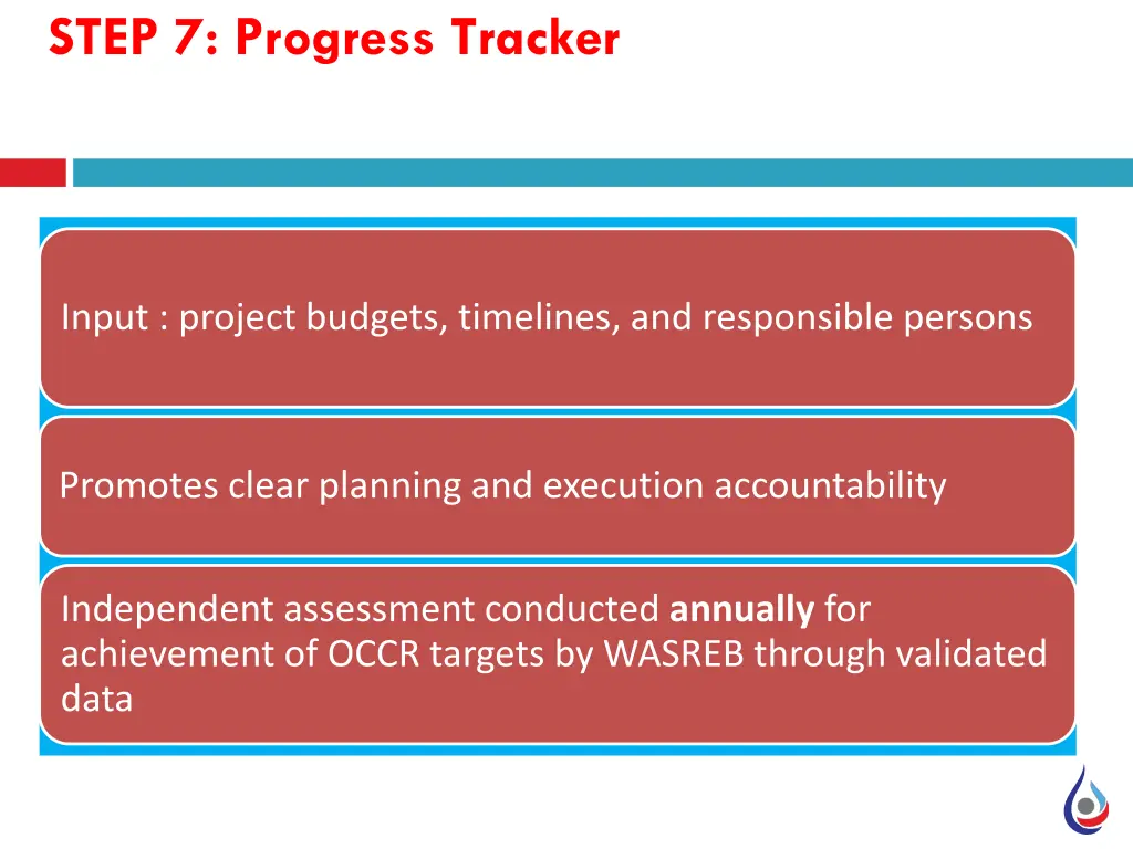step 7 progress tracker
