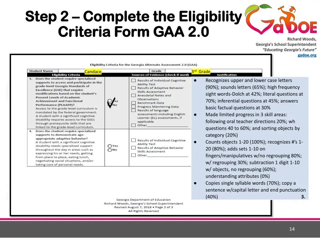 step 2 step 2 complete the eligibility complete 3