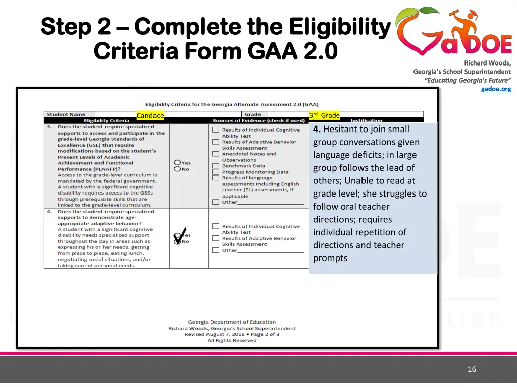 step 2 step 2 complete the eligibility complete 5